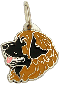 Leonberger <br> (placa de identificação para cães, Gravado incluído)